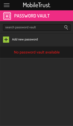 Password Vault