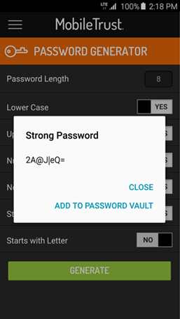 Password Generator 